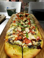 Blackened Shrimp Flatbread